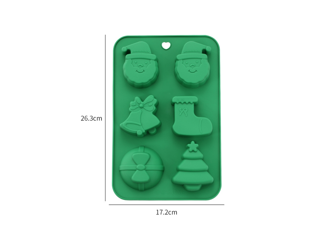 Molde De Natal, Molde De Silicone Molde De Bolo De Biscoitos
