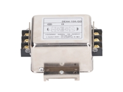 Filtro Emi de 10a Filtração de Ruído Antiinterferência Instalação Rail 35mm Filtro de Potência Monofásico 125v 250v