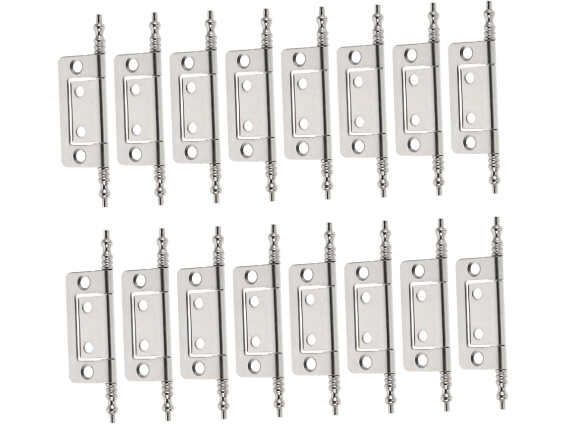 Conjunto De 16 Dobradiças Dobráveis Ferro Fundido Para Portas
