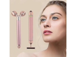 Massageador Facial 2 em 1 Qian com Rolo 3d e Formato de T para Lifting Antirrugas GOKOCO