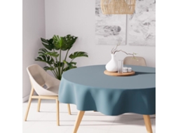 Toalha de Mesa SOLEIL DOCRE Redonda Manchas Alix Poliéster Azul (180 cm)
