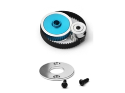 Engrenagens De Transmissão De Correia 16t 40t Para Substituição No Carro De Controle Remoto Tamiya Tt-02 1/10