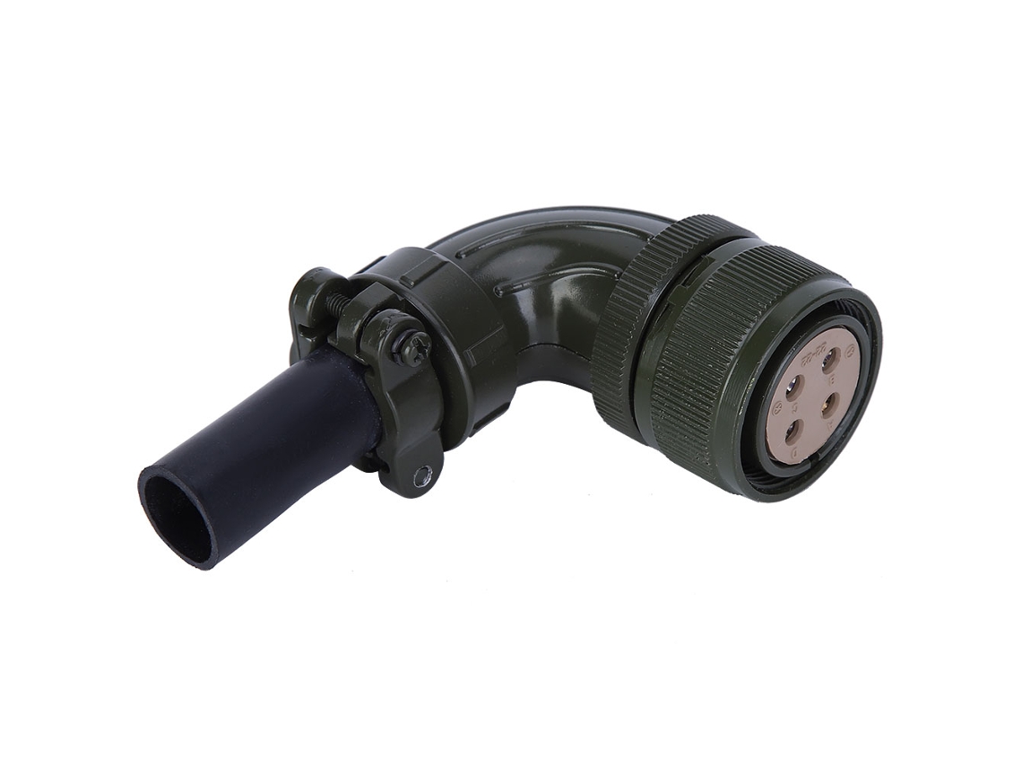 Conector Aéreo 4 Pinos 2.2kw‑5.5kw Plug Elbow De Ligação Para Motores Industriais