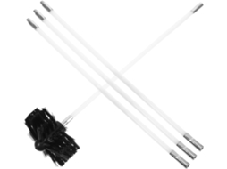Escova De Limpeza De Dutos De Nylon Preta, Ferramenta Para Remoção De Fiapos