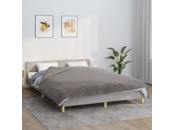 Vidaxl Manta Pesada C/ Cobertura 13 Kg 200x225 Cm Tecido Cinzento