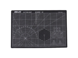 Base de Corte Dupla Face em Pvc A3 com Sistema de Autorregeneração, Ideal para Patchwork, Projetos Diy e Materiais de Escritório, Preta. AQUAFORGE