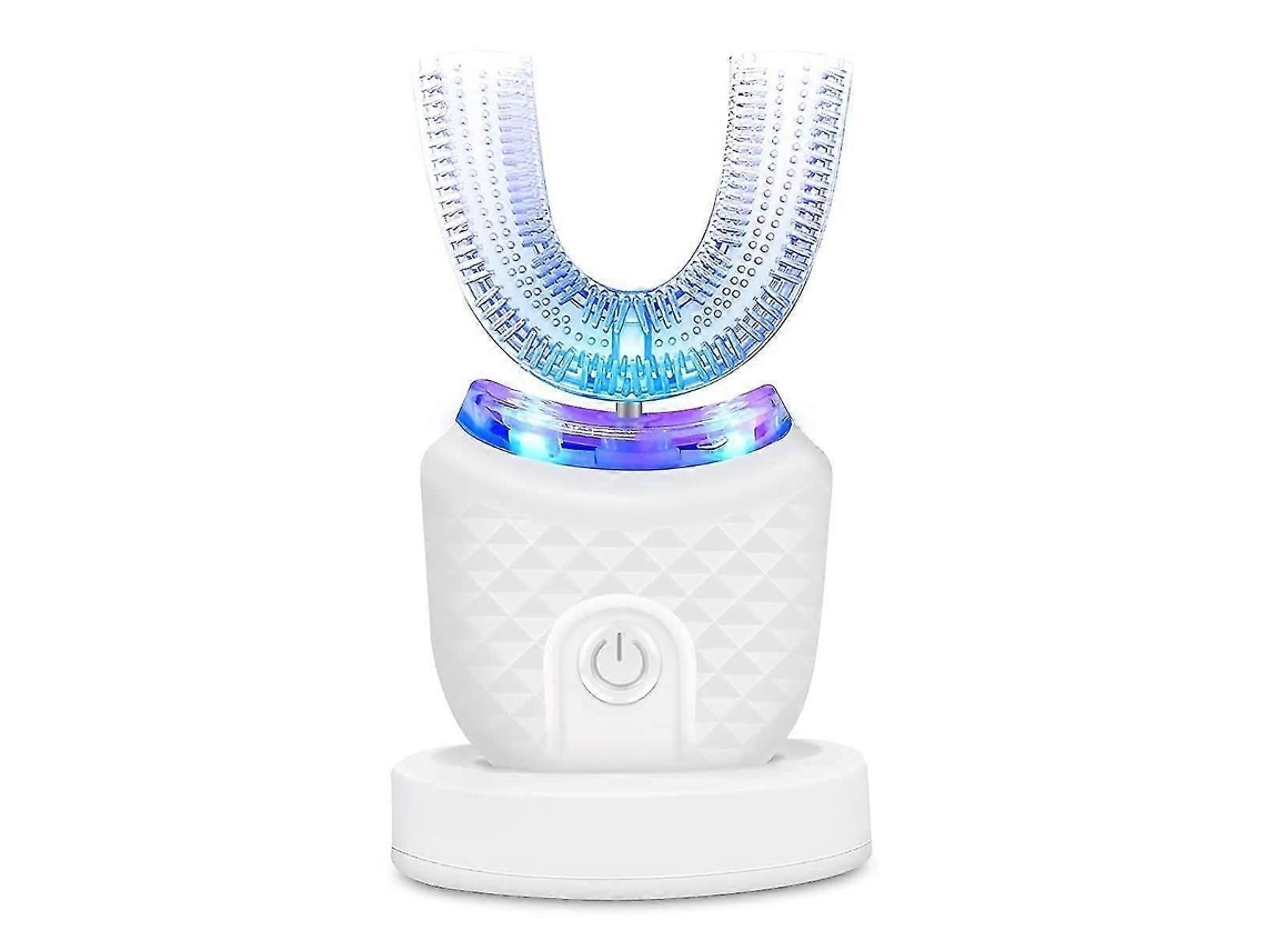 Escova de Dentes Elétrica Ultrassônica, Automática em Forma U para Adultos 360 Boca Inteira Presente GOKOCO