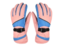 Luvas De Esqui Com Tela Sensível Ao Toque, Quentes, Impermeáveis, Espessantes, Adulto, Frio, Inverno, Ao Ar Livre, Rosa Aquaforge