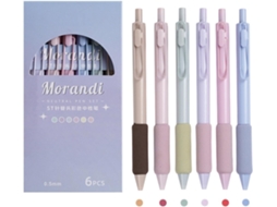 Canetas Em Gel Mozxirz Morandi, Retráteis, 0,5 Mm, Para Escritório,