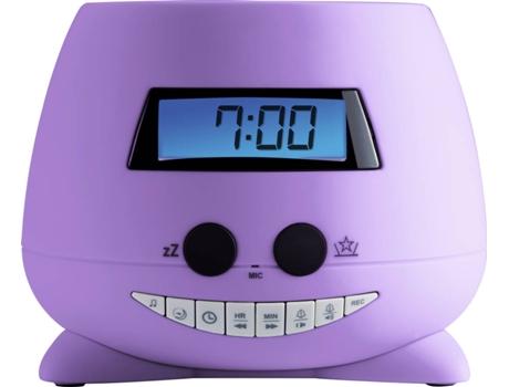 Radio Despertador Bigben Violeta