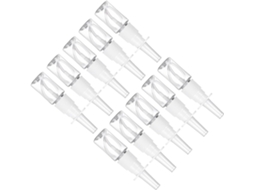 Frascos de spray portáteis de 10 ml com tampas herméticas, pacote com 10 unidades.