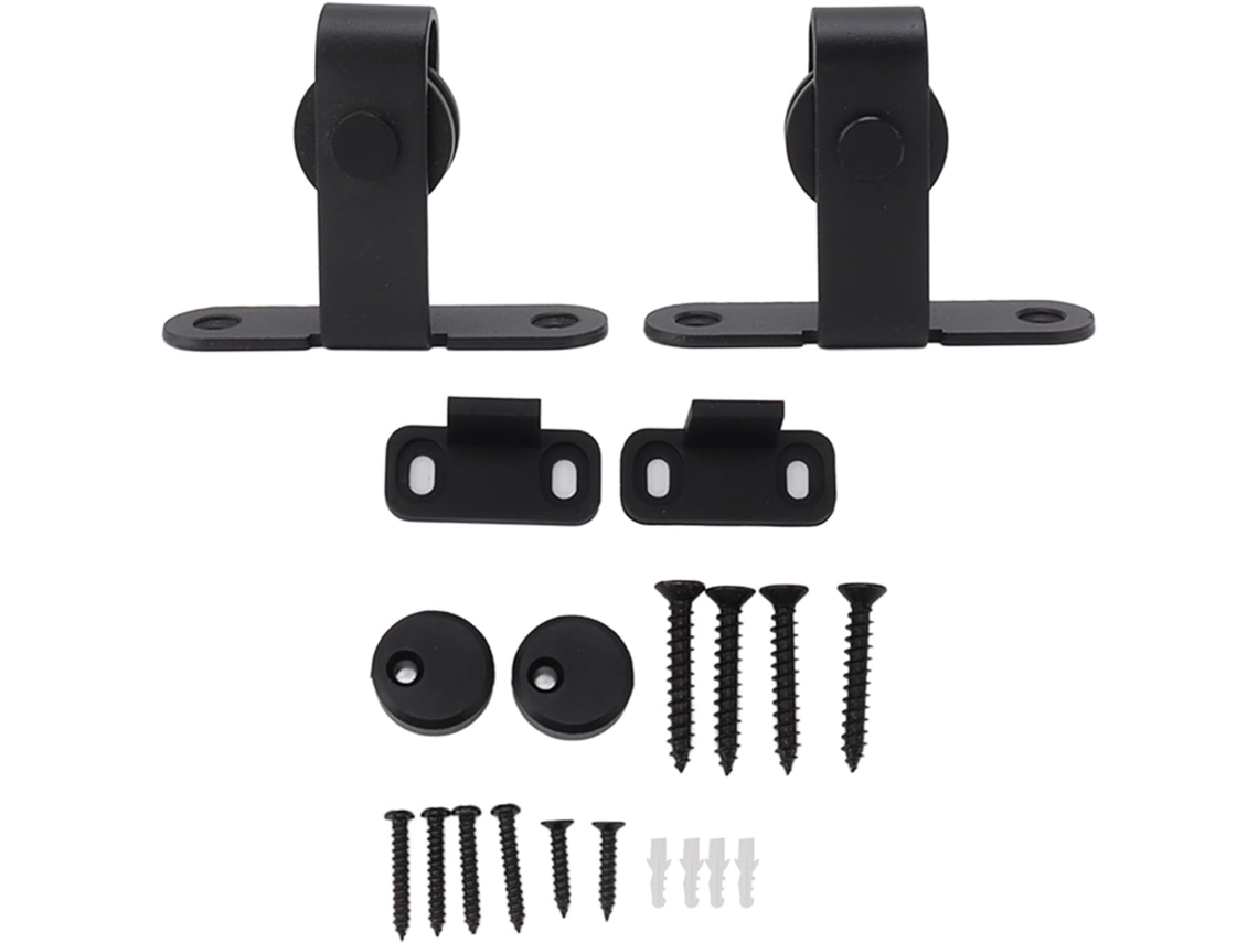 Kit De Ferragens Para Porta Celeiro, Super Silencioso, Deslizamento Suave, Resistente, Suporta Carga, Construção Robusta