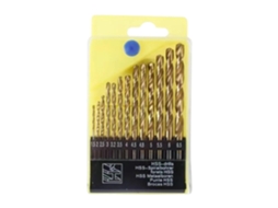 Brocas Helicoidais, Conjunto De 13 Peças Para Metal, Corte Rápido Com Espiral, Aderência Firme.