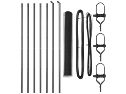 Conjunto 1 Cerca Para Jardim Vidaxl Cinzento Aço (10 X 1,2 M)