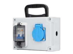 Laxiscreed Disjuntor Rcbo 1p+n Com Tomada 250v 16a Para Uso Doméstico