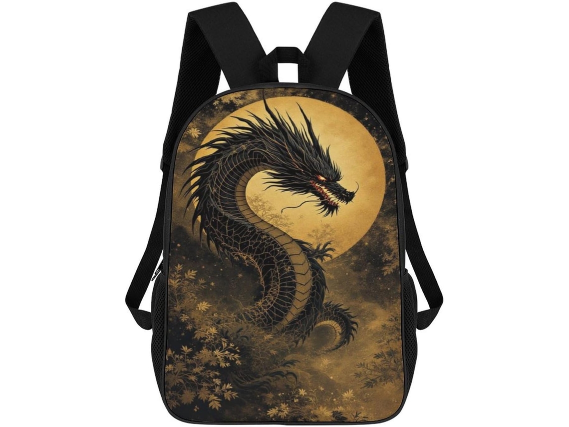 Mochila Escolar Com Estampa De Dragão Para Meninos E Adolescentes, Mochilas Escolares Grandes