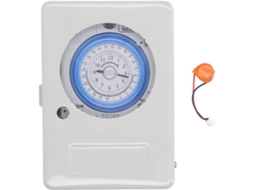 Temporizador Mecânico De 24 Horas Com Controle Tempo Em Abs 100-240v.