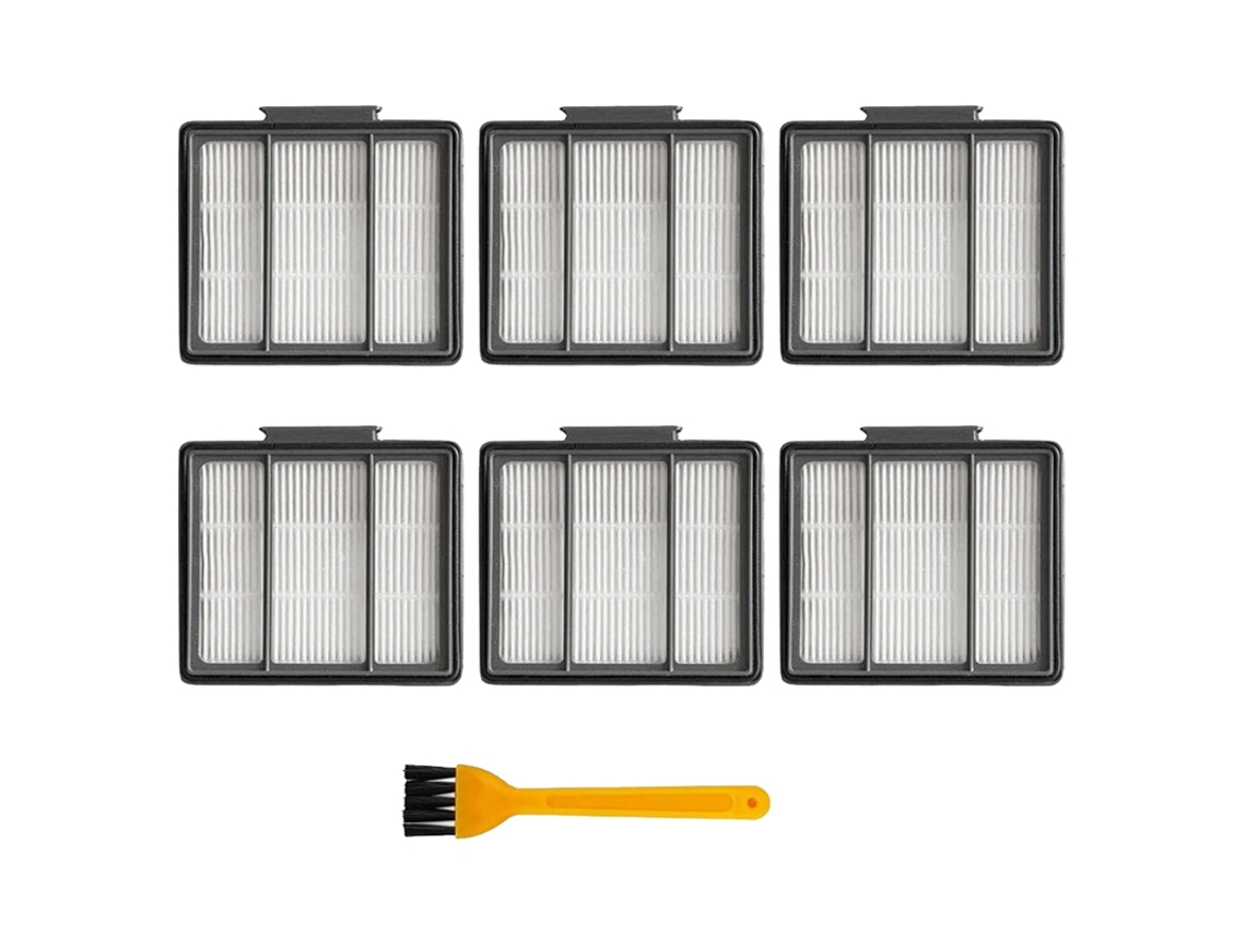 6 peças filtros escova de limpeza para ryobi p712 713 714k acessórios aspirador filtros pré filtro chão poeira limpar