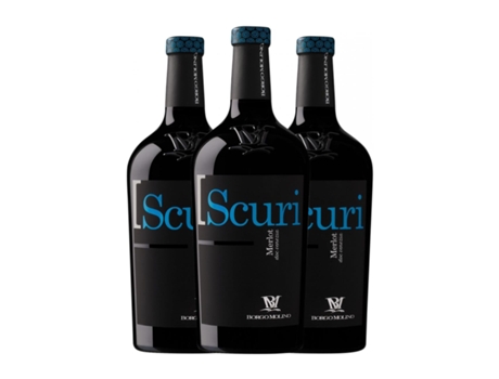 Vinho BORGO MOLINO I Scuri Merlot Venezia (0.75 L - 3 Unidades)