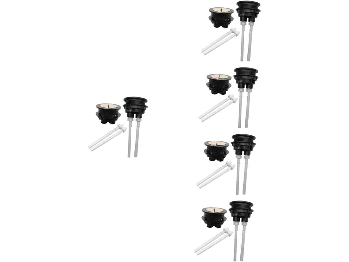 Kit De Reparo De Caixa Acoplada Para Vaso Sanitário Com 10 Peças E Sistema De Descarga.
