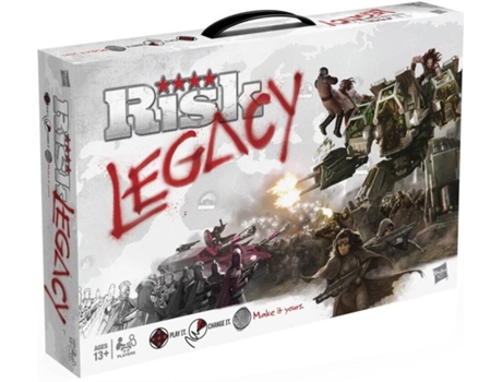 Jogo de Tabuleiro Risk Legacy (Idade Mínima: 13 - Nível Dificuldade: Intermédio)