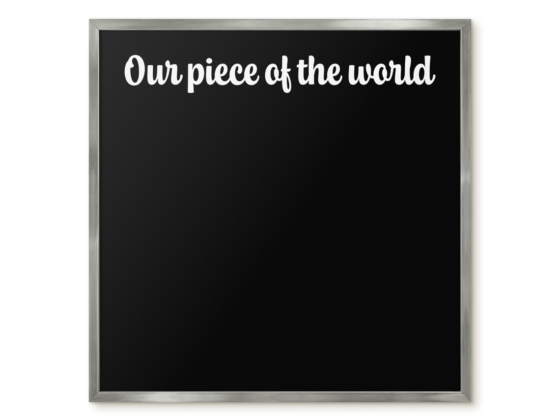 Magnetic Wall Board Our Piece Of The World For The Office Espelharte (50x50 Cm)