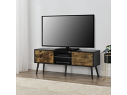 Móvel de TV [EN.CASA] (Aglomerado - Castanho - 120 x 30 x 47 cm)