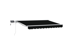 Conjunto 1 Toldo Manual Vidaxl Branco Alumínio (3 X 2,5 M)