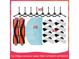 Para Aspirador Homerun Série 7000 Xu7100/01 Xu7100/02 - Peça De Reposição: Escova, Pano De Limpeza, Filtro Hepa, Para Uso Doméstico._glo