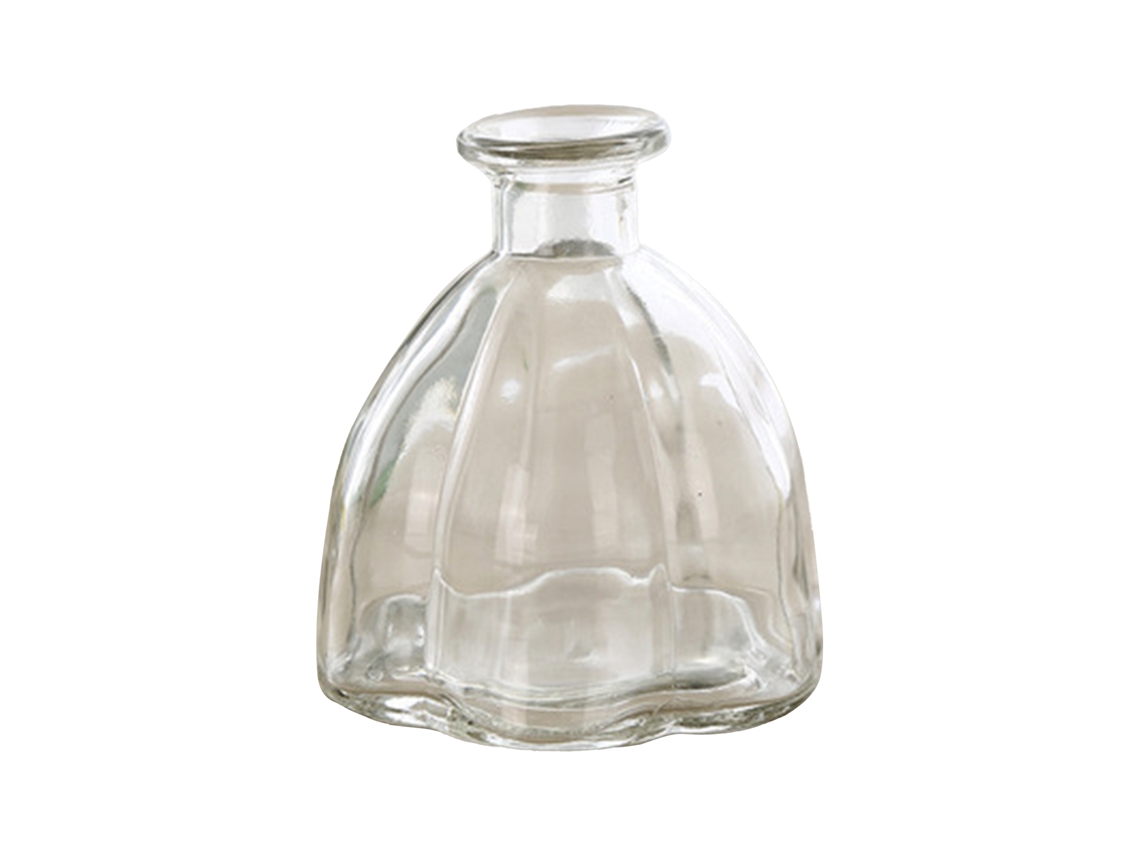 Laxiscreed Garrafa De Aromaterapia Transparente Para Diy Com Flores Secas E Varetas, Estilo Elegante