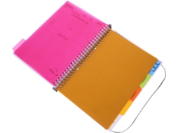 Planificador De Receitas Palestra Confortável Para Escrita Fluida E Moderna Em Papel E Plástico Organização