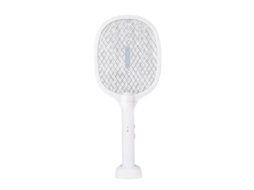 Raquete antimosquito elétrica 2 em 1, UV, USB recarregável, com base, uso doméstico, durável, multiuso STELASPLEN