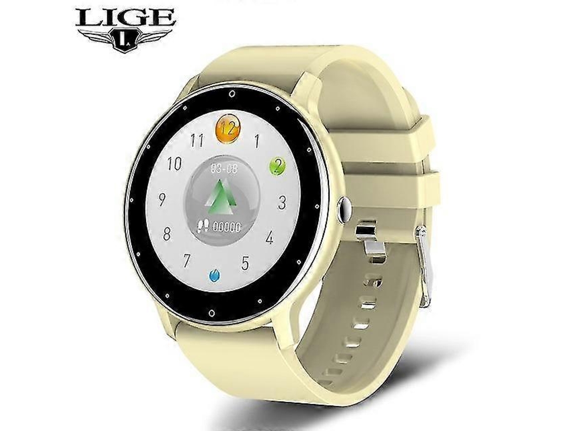 Relógio inteligente feminino 2023, smartwatch esportivo à prova d'água com tela sensível ao toque HD, compatível com Android e iOS, com lembrete de chamada e bicicleta elétrica.