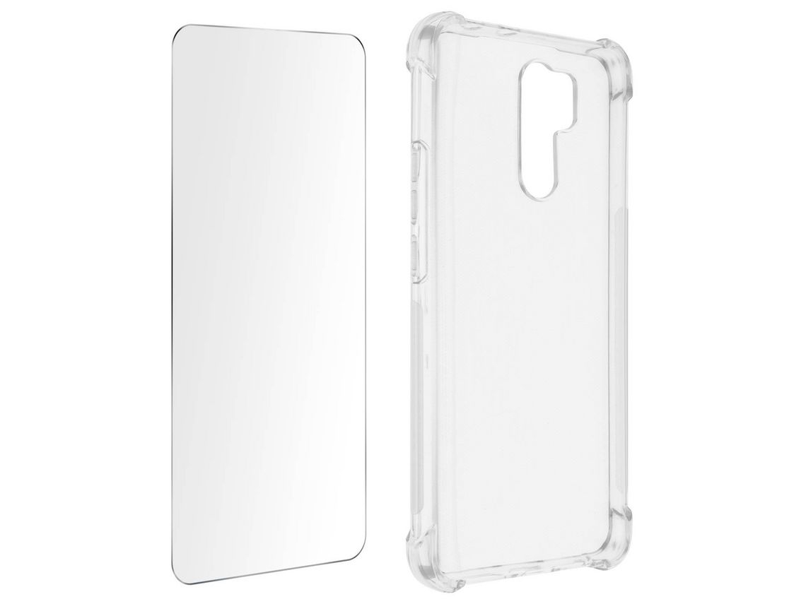 Capa Para Xiaomi Redmi 9 Textura Macia Transparente