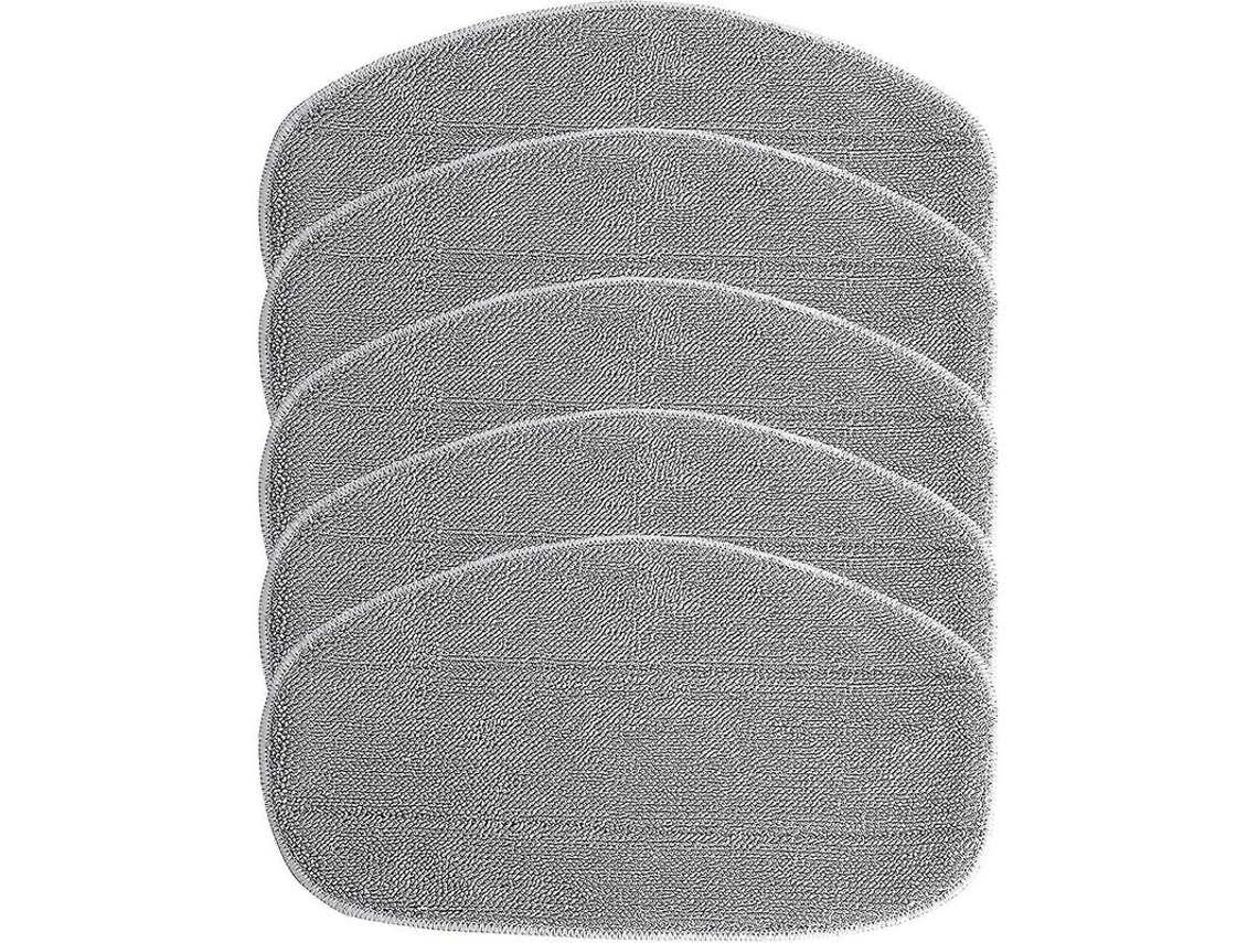 Conjunto de 5 Almofadas Substituição para o Limpador a Vapor Leifheit Cleantenso, Ideal para Limpeza Profunda BRILVIBERA