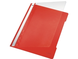 Pasta Padrão LEITZ Din A4 Pvc Vermelho Claro