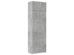 Storage Cabinet, Storage Cabinets Vidaxl Cinzeto Madeira Processada (70 X 42.5 X 225 Cm)