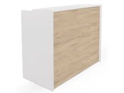 Balcão de receção Compact. 200 cm. Roble