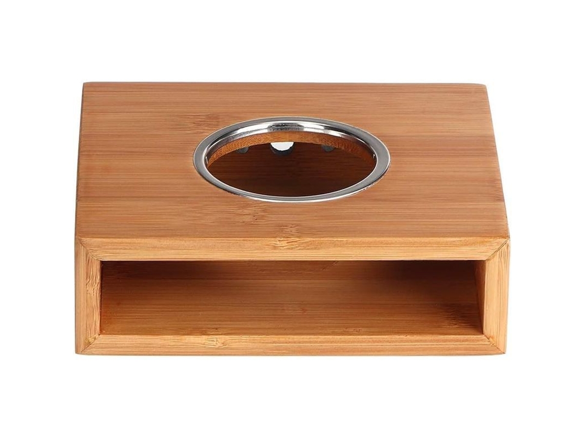 Base De Aquecimento De Bambu Para Chaleira Doméstica Resistente Ao Calor, Acessório Para Conjunto De Chá