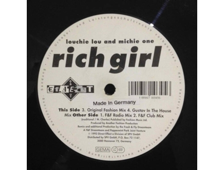 Garota Rica, Louchie Lou Michie Um Efeito Direto