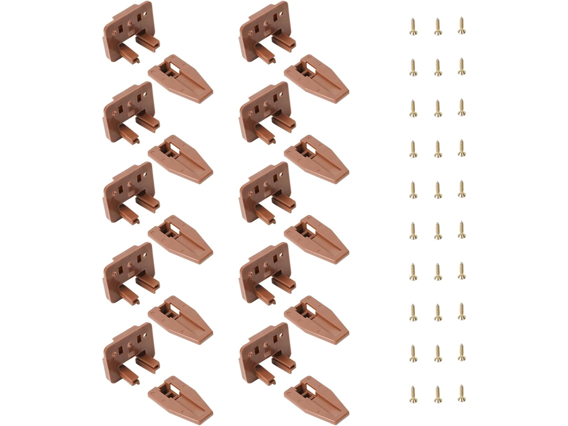 Conjunto De 10 Peças Corrediças Para Gavetas, Práticas E Profissionais Acessório Portátil Para Móveis Artesanato Trilhos