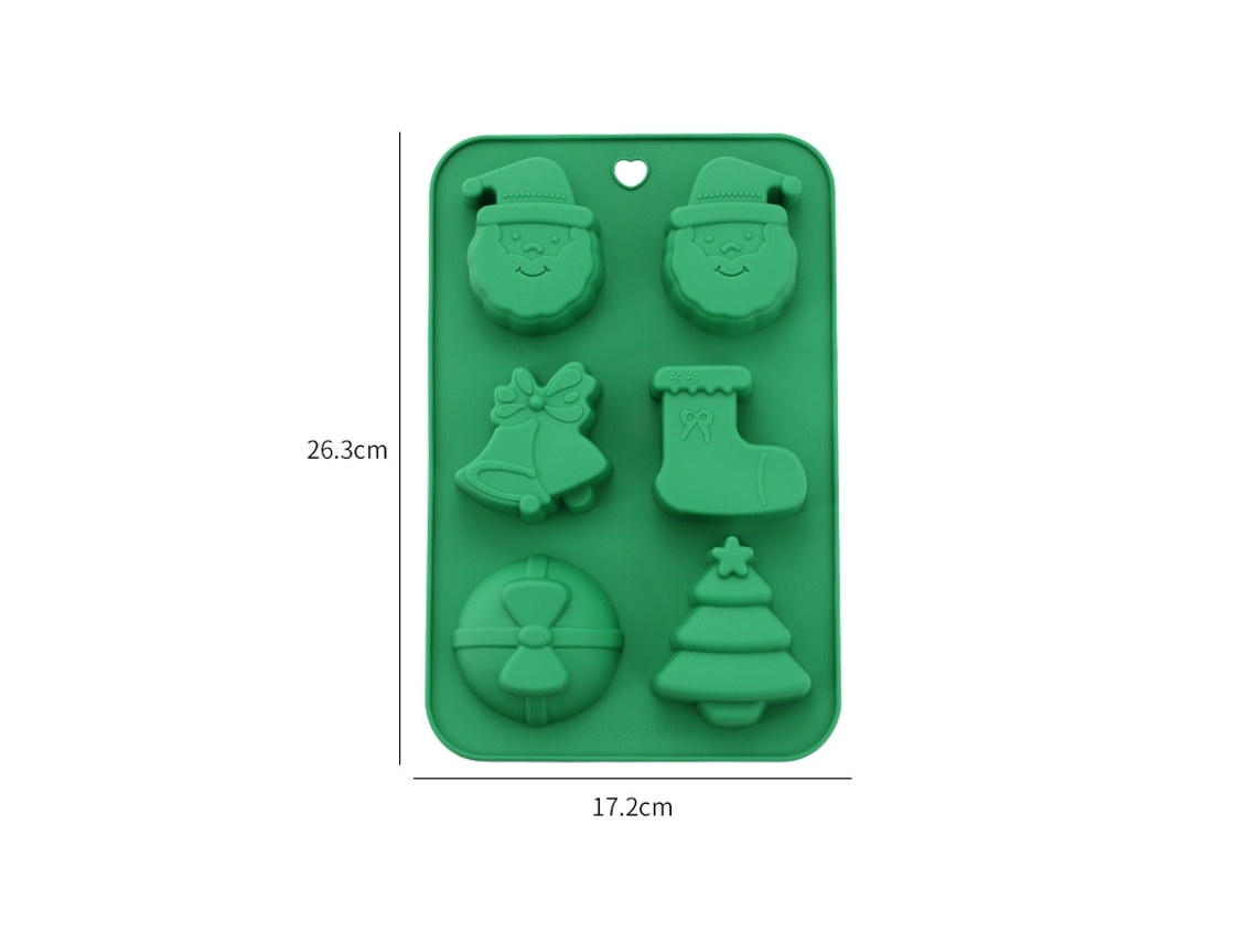 Formas De Natal, Formas De Silicone, Formas Para Biscoitos E Bolos.