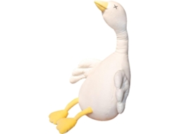 Cisne De Pelúcia Branco, Grande E Macio, Boneco Decorativo Para Casa.