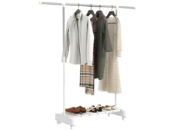 Varal de Roupas Ajustável, Expansível, 6 Prateleiras, 15kg, SOLENNE VALEURS