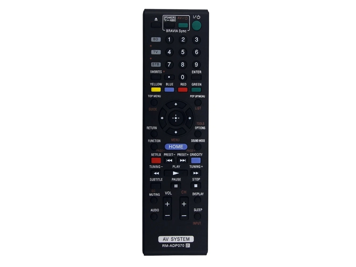 Controle Remoto Rm Adp070 Compatível Sony Audio Hbd E280 Bdv E980w Hbd E580 | Orysin