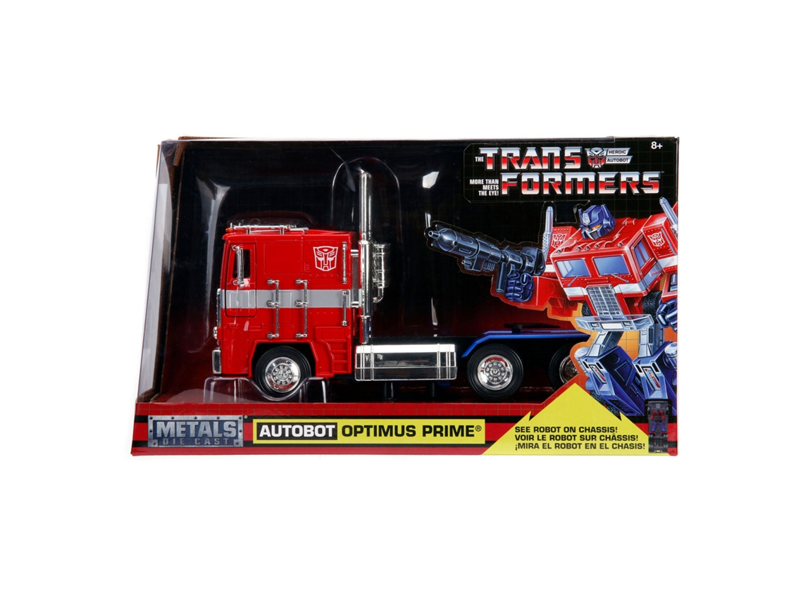Caminhão De Brinquedo Jada Toys Transformers Optimus Prime 124 Em Metal Fundido