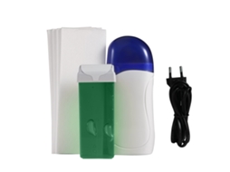 Kit De Máquina De Depilação Com Cera Para Salão, Aquecedor, Cartucho, Papel Depilatório E Epilador Com Aloe
