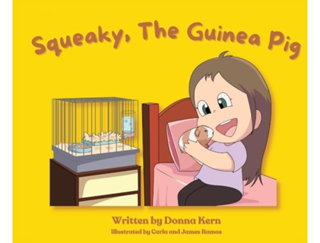 Livro Squeaky, The Guinea Pig de Donna Kern (Inglês)