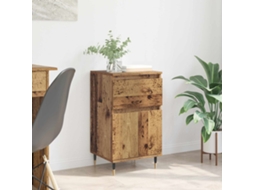 Vidaxl Buffet Com Gaveta Madeira Antiga 40 X 35 X 70 Cm