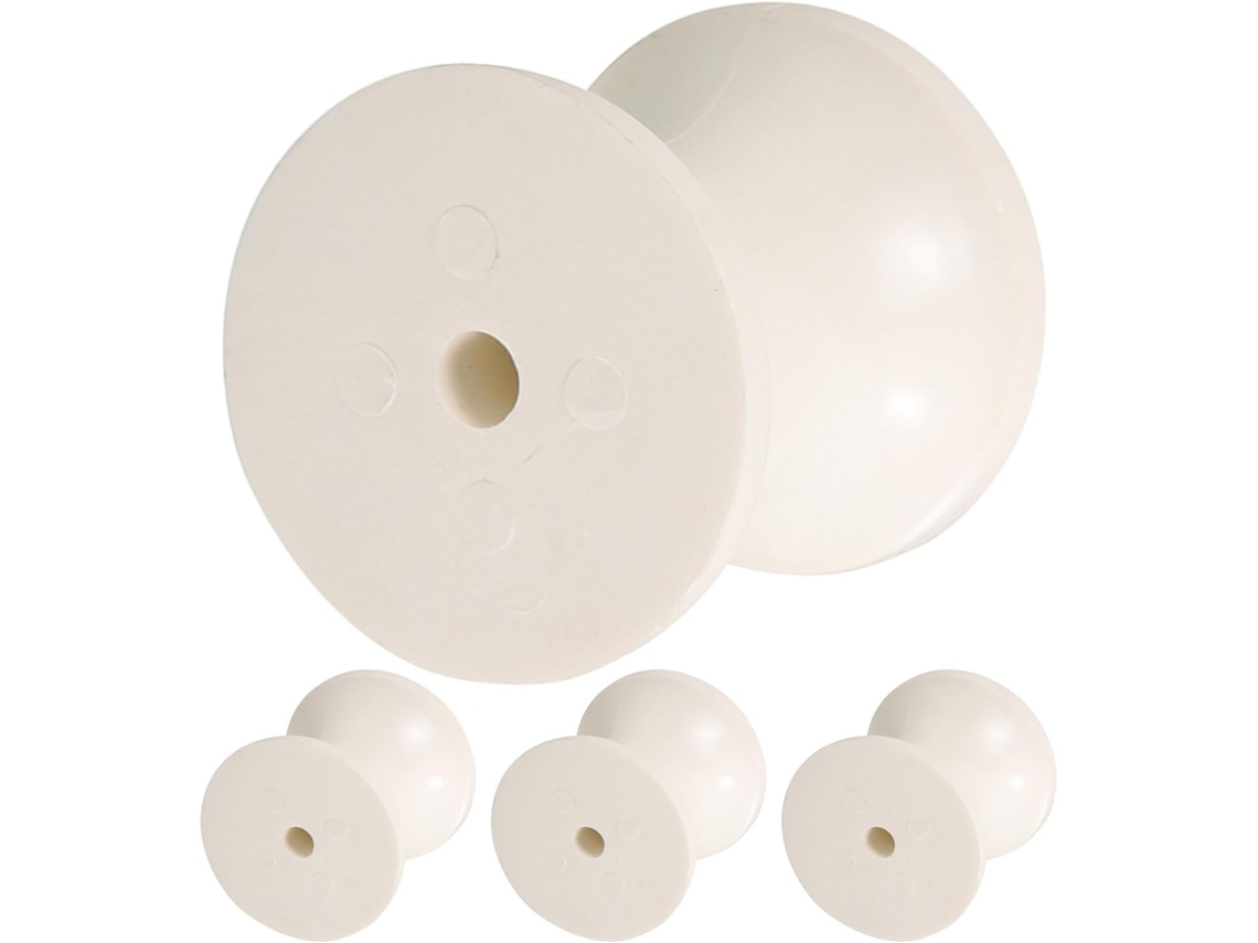 Conjunto De 4 Rolos De Plástico Reforçado